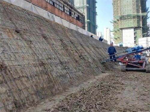 肥城建筑边坡支护